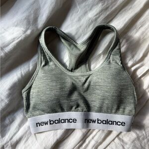 New Balance Women's Sage Green Sports Bra